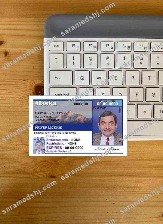 USA Alaska driving license version 2 (Front) photolook